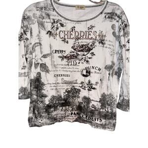 CACTUS BRAND CHERRY THEME SHIRT